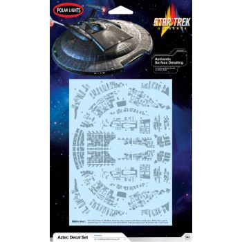 Polar Lights - 1/1000 STAR TREK NX-01 U.S.S. ENTERPRISE AZTEC DECALS 2T