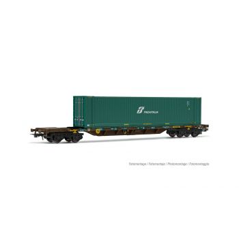 Rivarossi - Fs Cemat 4-axle Wagon Sgnss 45' Cont. Di Martino (12/22) *riv-hr6577