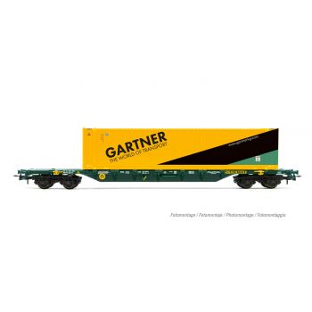 Rivarossi - Cemat 4-axle Wagon Sgnss 45' Container Gartner (12/22) *riv-hr6579