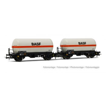 Rivarossi - DB 2-P 2-AXLE GAS TANK WAGONS ZGS BASF IV-V (12/23) *