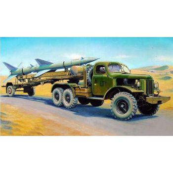 Trumpeter - 1/35 Sa-2 Guideline Missile On Transport Trailer - Trp00204