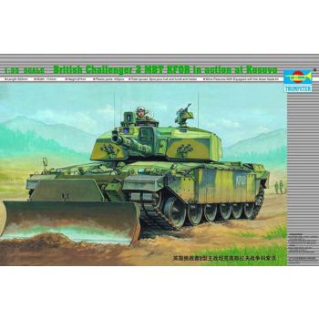 Trumpeter - 1/35 British Challenger 2 Mbt Kfor In Action At Kosovo - Trp00345