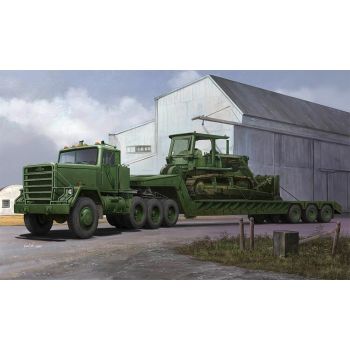 Trumpeter - 1/35 M920 Tractor Tow M870a1 Semi Trailer - Trp01078