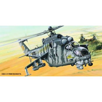 Trumpeter - 1/35 Mil Mi-24v Hind-e Helicopter - Trp05103