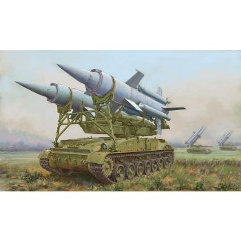 Trumpeter - 1/72 Soviet 2k11a Tel W/9m8m Missile Krug-a (Sa-4 Ganef) - Trp07178