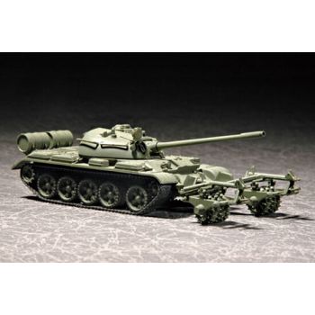 Trumpeter - 1/72 T-55 With Kmt-5 - Trp07283