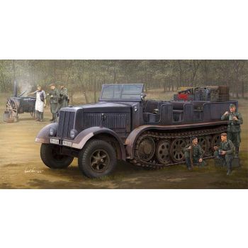 Trumpeter - 1/35 Sd.kfz.8 (Db9) Half-track Artillery Tractor - Trp09538