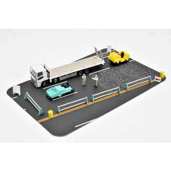 TomyTec - 1/150 TRUCK COLLECTION ROAD CONSTRUCTION SITE TRUCK SET A