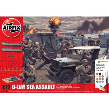 Airfix - D-day 75th Anniversary Sea Assault Gift Set (6/19) *