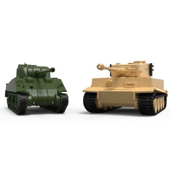Airfix-classic Conflict Tiger 1 Vs Sherman Firefly  (8/20) * (Af50186)