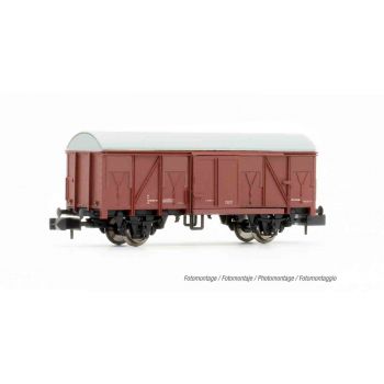 Arnold - Renfe 2-axle Closed Wagon Br/black Ejercito Tierra V - Arn-hn6425