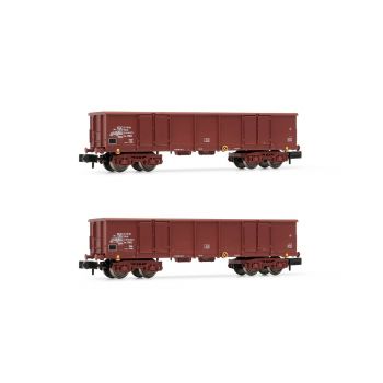 Arnold - Dr 2-unit 4-axle Open Wagons Eas Brown Scrap Iv (9/21) * - ARN-HN6532