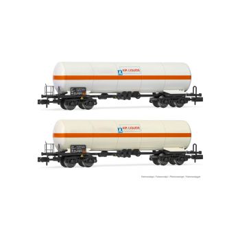 Arnold - Fs 2-units Tank Wagon 4 Axles Zags Air Liquide V (9/21) * - ARN-HN6540