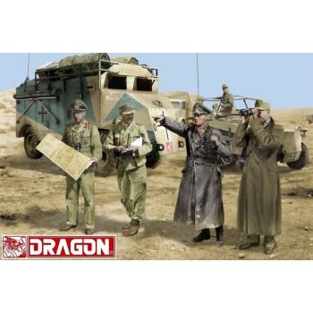 Dragon - 1/35 Rommel And His Staff N. Africa 1942 (10/21) *dra6723