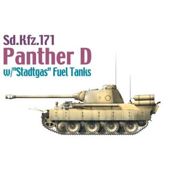 Dragon - 1/35 Sd.kfz.171 Panther D W/stadtgas Fuel Tanks (10/21) *dra6881