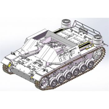 Dragon - 1/35 Dak 15cm S.ig.33 Auf Fahrgestell Pz.iii (9/21) *dra6904