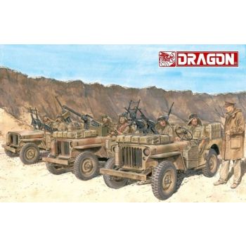 Dragon - 1/35 Sas 4x4 Truck Unit W/commander Crews 80th Anni (9/21) *dra6931