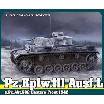 Dragon - 1/35 Pz.kpfw.iii Ausf.l Pz.abt.502 Leningrad 42/43 (6/20) * - DRA6957