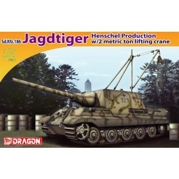 Dragon - 1/72 Sd.kfz.186 Jagdtiger Henschel Lifting Crane (8/20) * - DRA7345