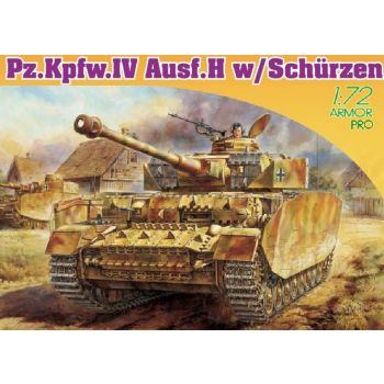 Dragon - 1/72 Pz.kpfw.iv Ausf.h W/schurzen (3/21) * - DRA7497