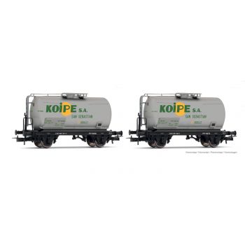 Electrotren - Renfe 2-unit Pack 2-axle Tank Wagon Koipe Iv (12/21) * - ELE-HE6029