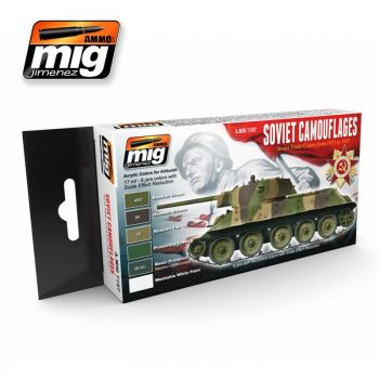 Mig - 1935-1945 Soviet Camouflages Set (Mig7107)