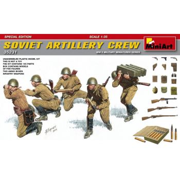 Miniart - Soviet Artillery Crew. S.e. (Min35231)