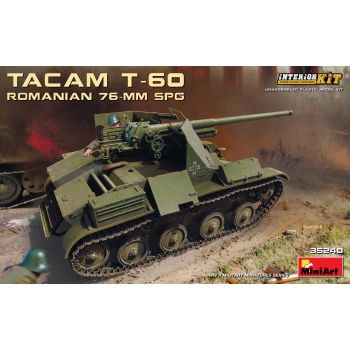 Miniart - Romanian 76-mm Spg Tacam T-60 Inter. Kit (Min35240)