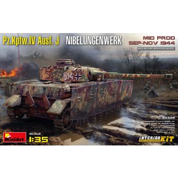 Miniart - 1/35 Pz.kpfw.iv Ausf. J Nibelungenwerk. Mid. 1944 (8/21) *min35339