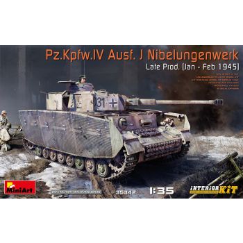 Miniart - 1/35 Pz.kpfw.iv Ausf. J.nibelungenwerk Late (1/21) * - MIN35342