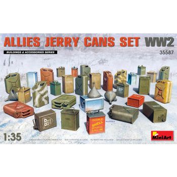 Miniart - Allies Jerry Cans Set Wwii - Min35587
