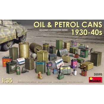 Miniart - Oil En Petrol Cans 1930-40s 1:35