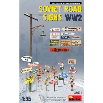 Miniart - Soviet Road Signs Wwii