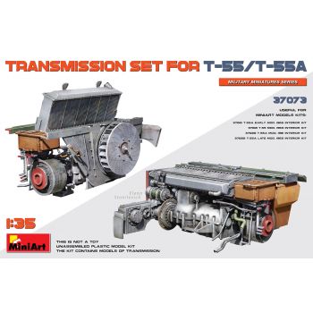 Miniart - 1/35 Transmission Set For T-55/t-55a (6/21) *min37073