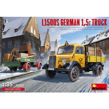 Miniart - 1/35 L1500s German 1,5t Truck - MIN38051