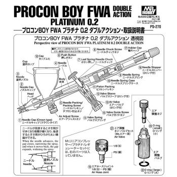 Mrhobby - Mr.procon Boy Fwa Needle Spring Case - MRH-PS-270-10