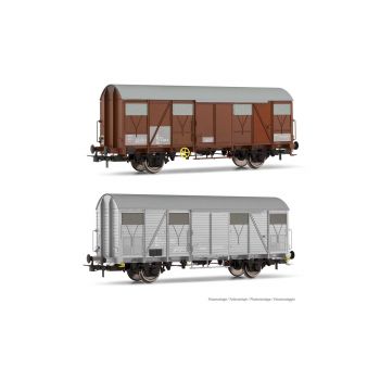 Rivarossi - Fs 2-units Pack Service Wagons Vgs Flat Walls V (12/21) * - RIV-HR6508