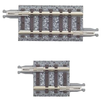 Tomytec - Basic-Tracks, 4 rechte rails