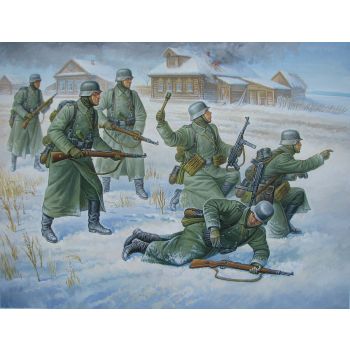 Zvezda - German Infantry (Winter Uniform) (Zve6198)