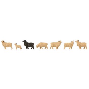 Faller - Sheep Figurine set with mini sound effect - FA272801