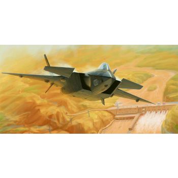 Trumpeter - 1/72 Chinese J-20 Migthy Dragon (Prototype No. 2011) - Trp01665